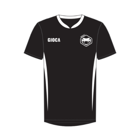 VIPERS SNR TRAINING TEE - HONVED BLACK/WHITE