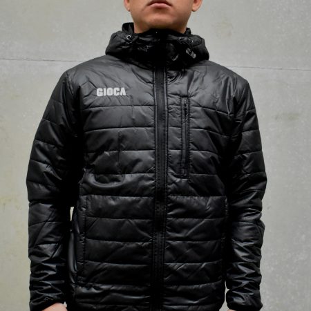 MACARTHUR FA INVERNO JACKET BLACK with Heat Pressed Logo