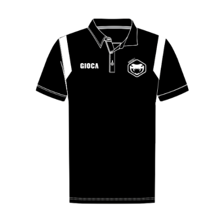 VIPERS FC GIOCA POLO BLACK - WHITE TRIM