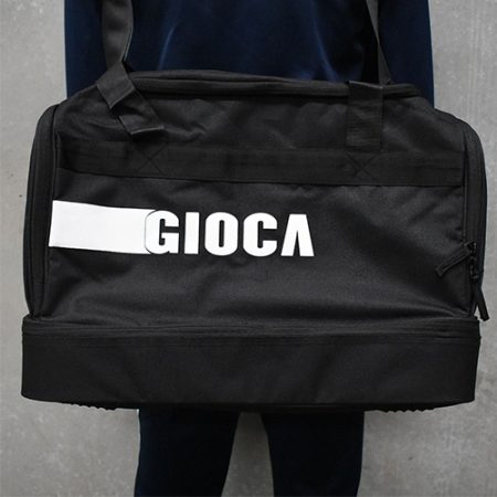 MACARTHUR RAMS DUFFLE BAG BLACK with Heat Pressed Logo