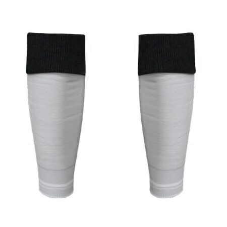 PERTH REDSTAR WHITE w BLACK FOOTLESS SOCKS