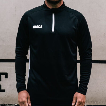 COLLARLESS CITY 1/4 ZIP JUMPER
