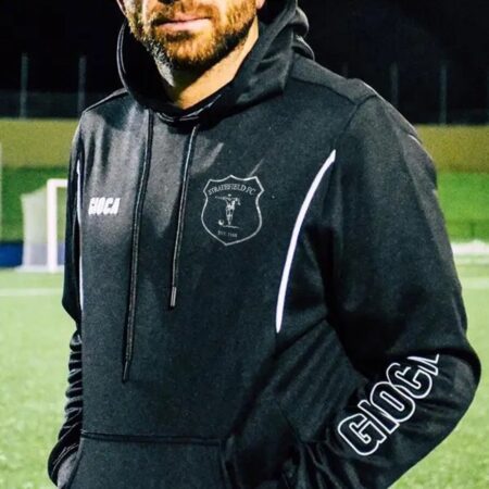 STRATHFIELD FC - BLACK PULLOVER HOODIE