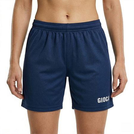 WOMENS CUT NAVY TRAINING SHORTS MPU