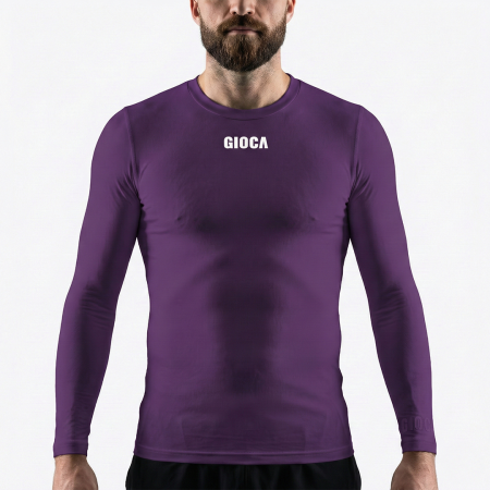 CENTRAL WEST FC - COMPRESSION L/S TOP PURPLE - GK