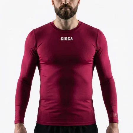 COMPRESSION L/S TOP MAROON