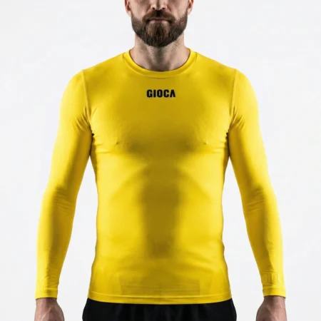 COMPRESSION L/S TOP YELLOW