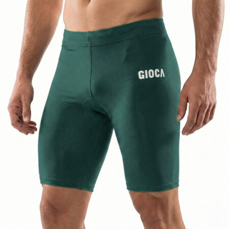 BOTTLE GREEN COMPRESSION SHORTS